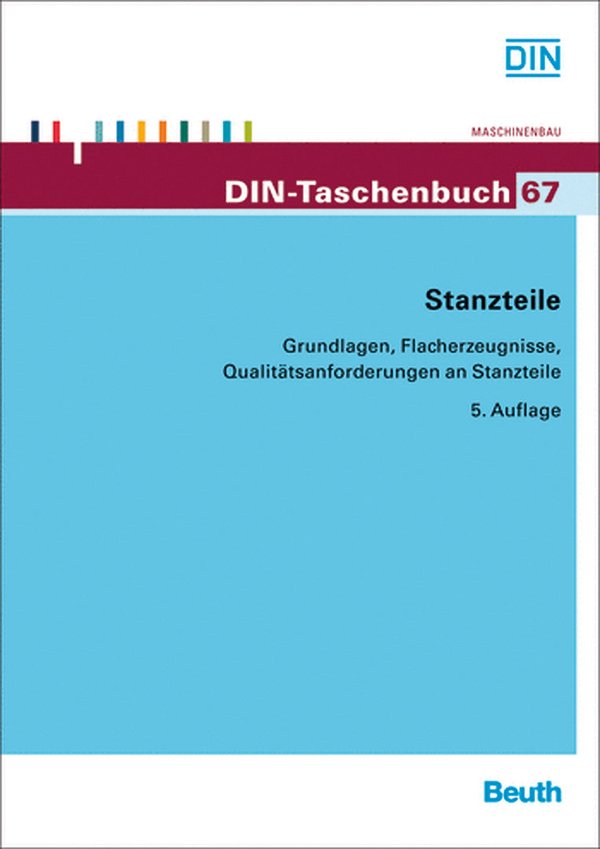 DIN-Taschenbuch 67 - Stanzteile